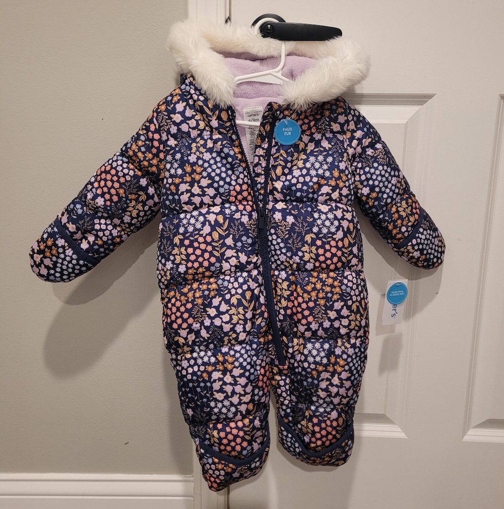 NWT Baby Girl Snowsuit